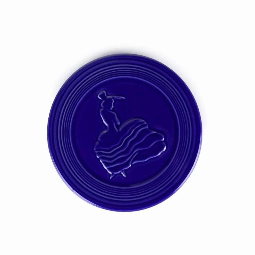 Dining Accessories * | Cheapest Fiesta 6 Ceramic Trivet | Twilight Blue