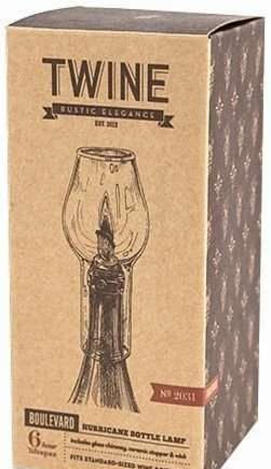 Dining Accessories * | Coupon True Hurricane Wine Bottle Lamp Clear