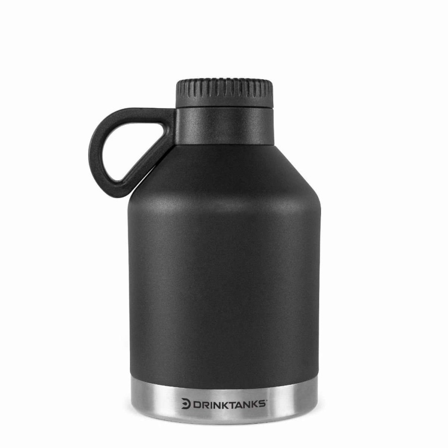 Cocktail & Bar * | New Drinktanks 32Oz Session Growler | Obsidian Black