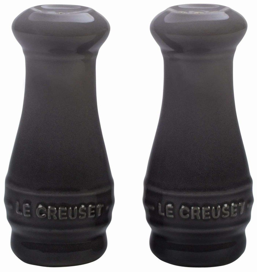 Dining Accessories * | Discount Le Creuset 2-Piece Salt & Pepper Shakers | Oyster Grey Grey