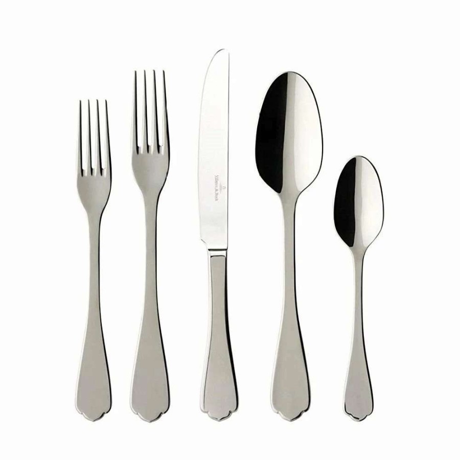 Flatware * | Best Reviews Of Villeroy & Boch 20-Piece Stainless Steel Flatware Set | Medina Stainless Steel