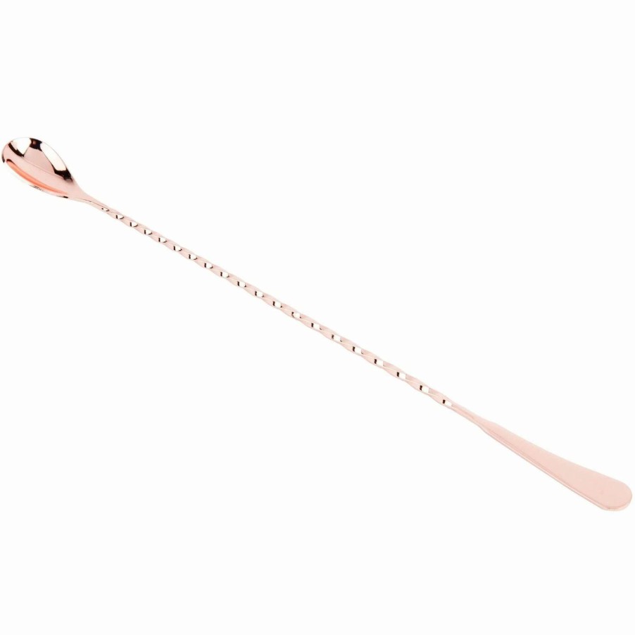 Cocktail & Bar * | Hot Sale Mercer Barfly 13.2 Japanese-Style Bar Spoon | Copper Plated Copper