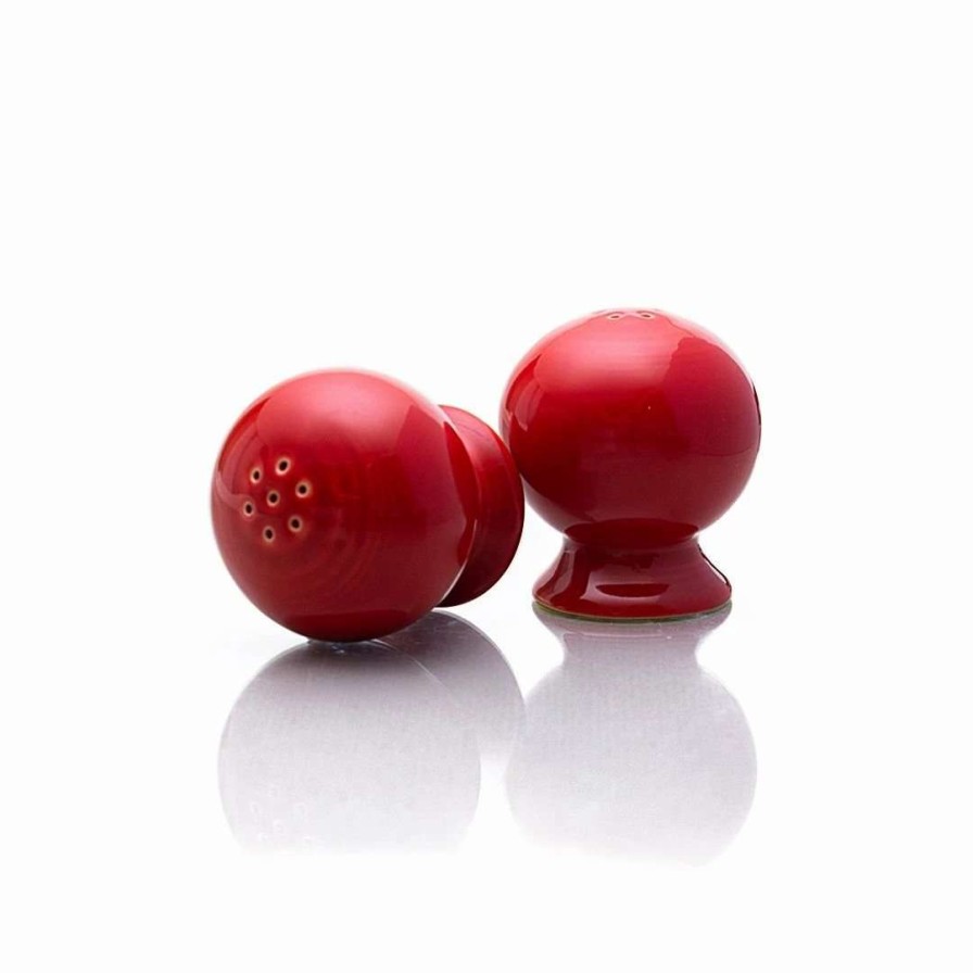 Dining Accessories * | Budget Fiesta Salt & Pepper Set | Scarlet Red