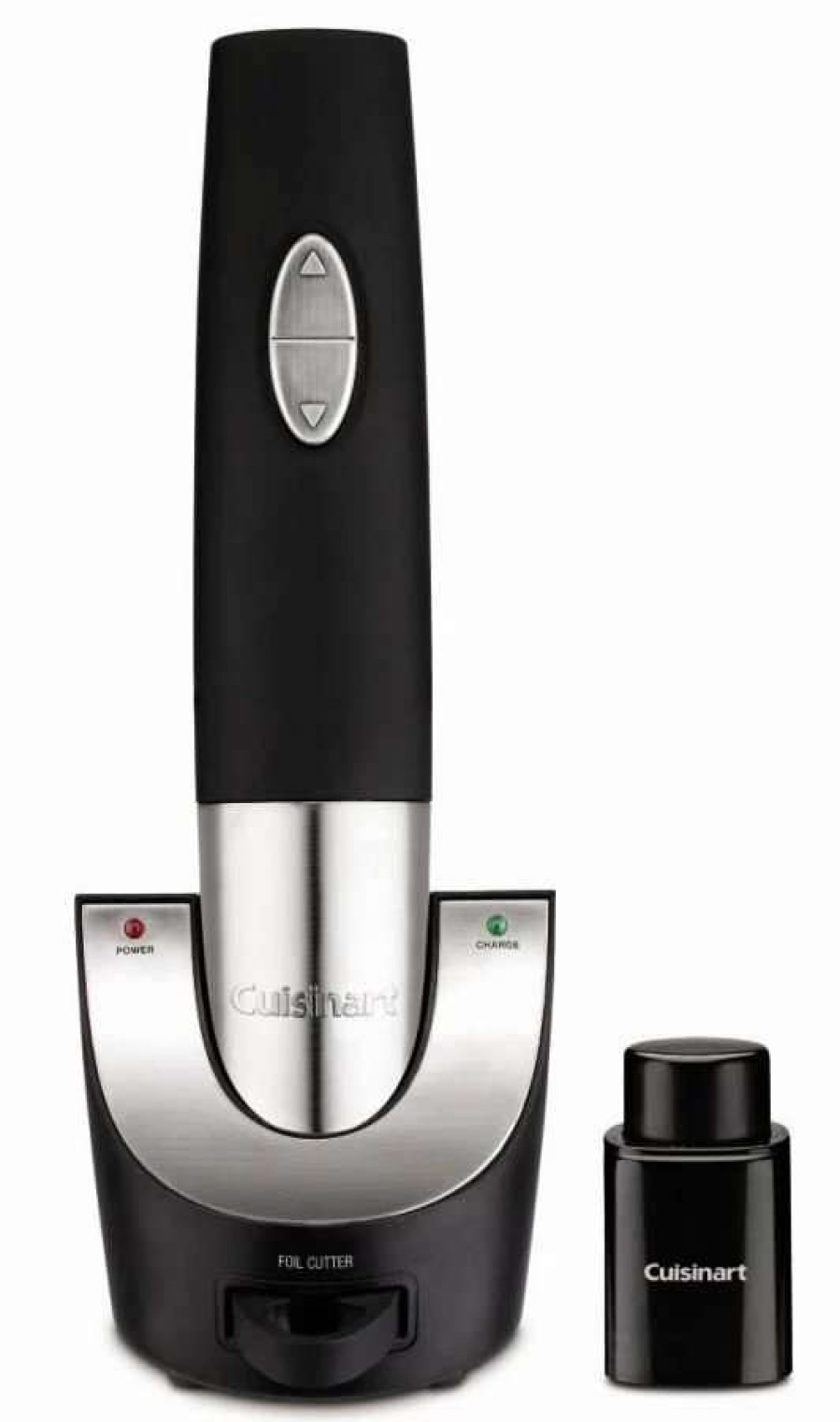 Cocktail & Bar * | Hot Sale Cuisinart Cordless Wine Opener Black & Stainless