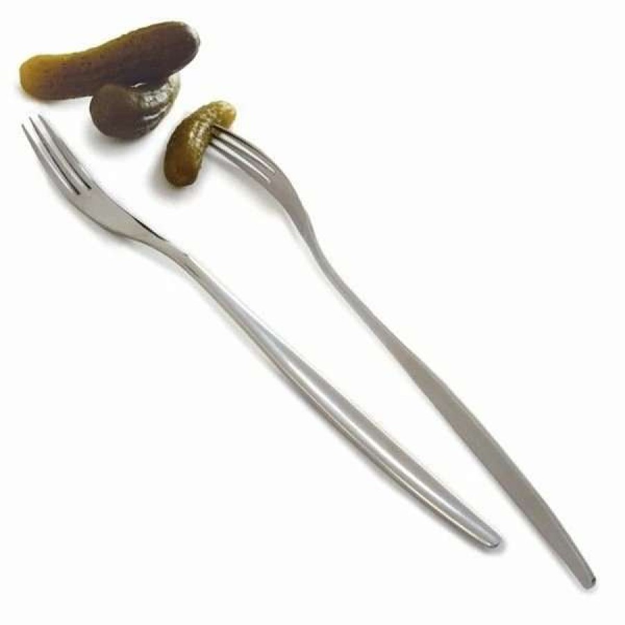 Flatware * | Budget Norpro Stainless Steel Pickle Forks | Set Of 2 Stainless Steel