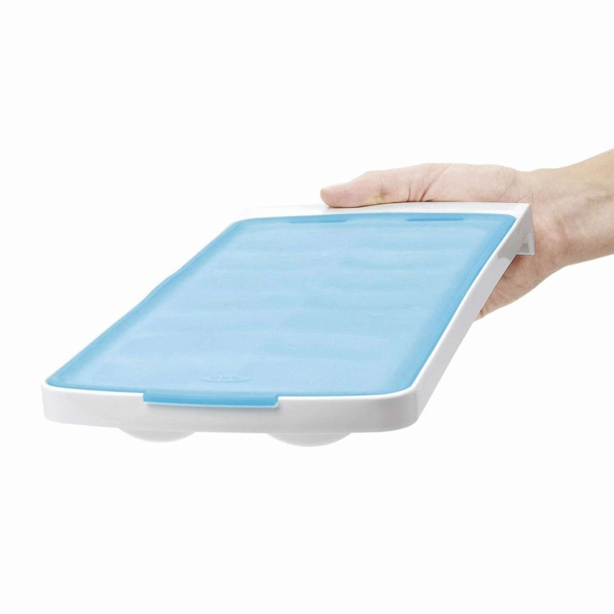 Cocktail & Bar * | Coupon Oxo Good Grips No-Spill Ice Cube Tray Blue, White