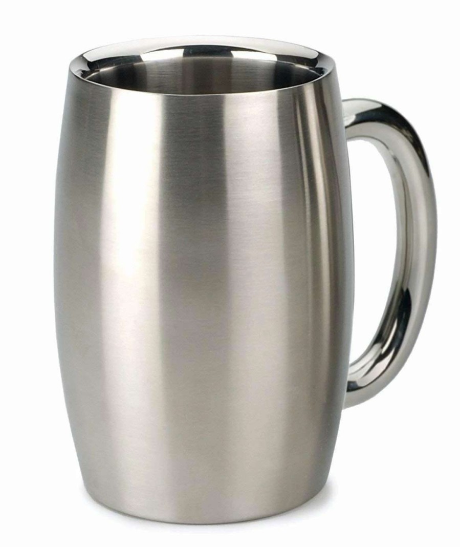 Cocktail & Bar * | Flash Sale Rsvp International Rsvp Stainless Steel Beer Mug Silver