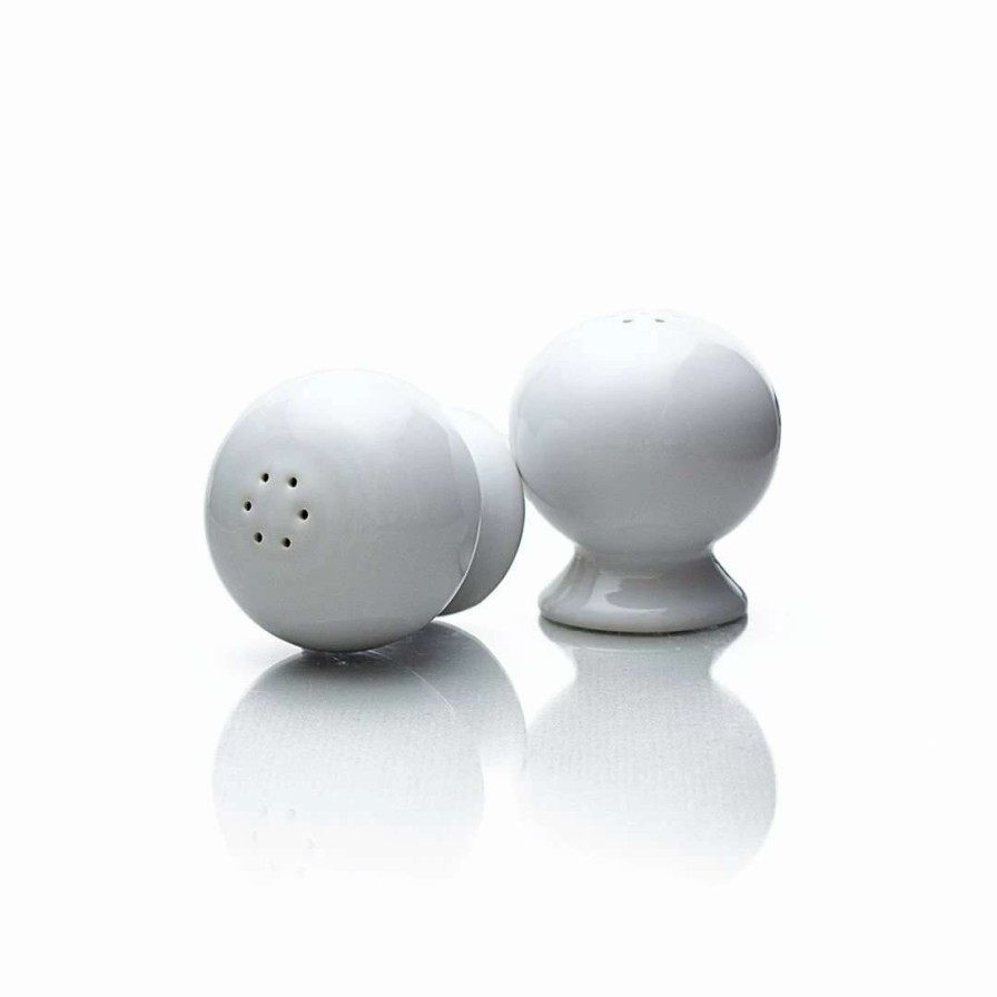 Dining Accessories * | Best Sale Fiesta Salt & Pepper Set | White White