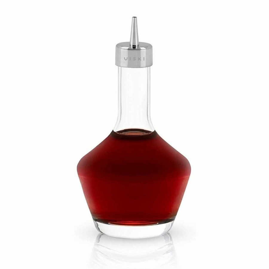 Cocktail & Bar * | Best Deal Viski Professional Bitters Bottle With Dasher Top Clear