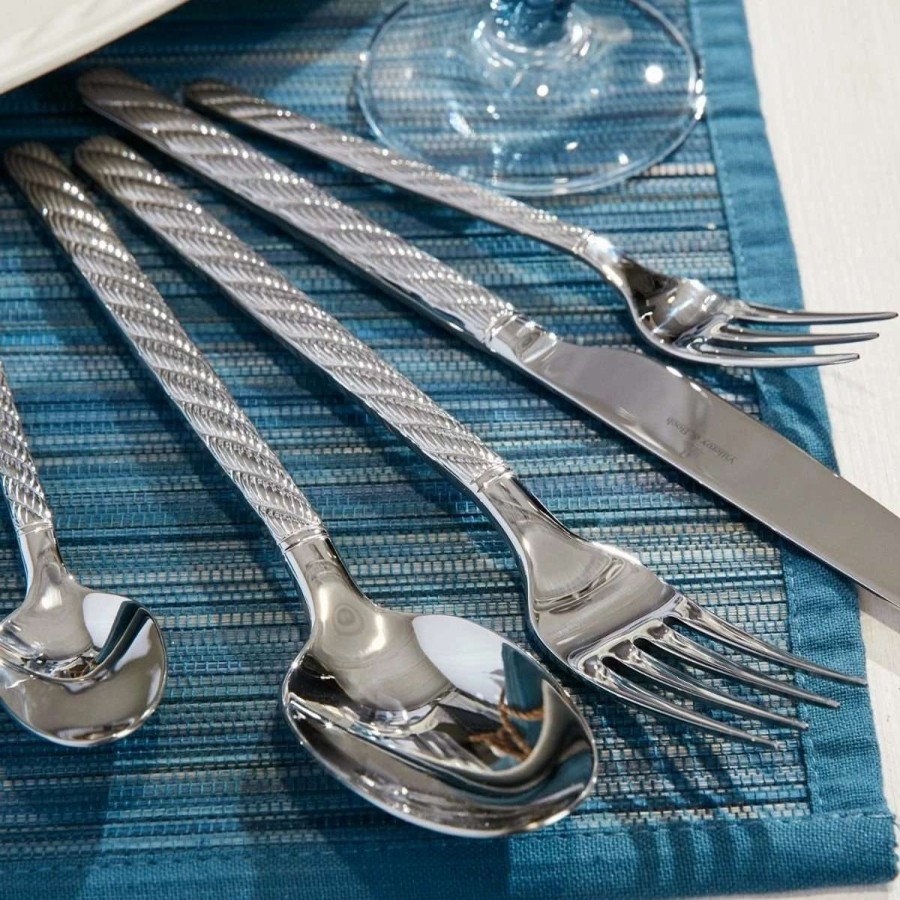 Flatware * | Outlet Villeroy & Boch Montauk 5-Piece Place Setting Silver