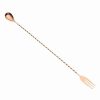 Cocktail & Bar * | New Mercer Barfly 15.75 Bar Spoon With Fork | Copper Plated Copper