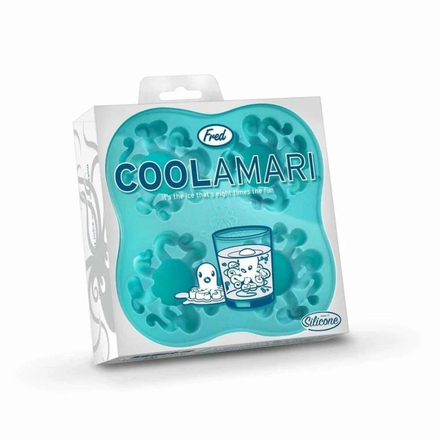 Cocktail & Bar * | Best Sale Fred Ice Mold | Octopus Blue