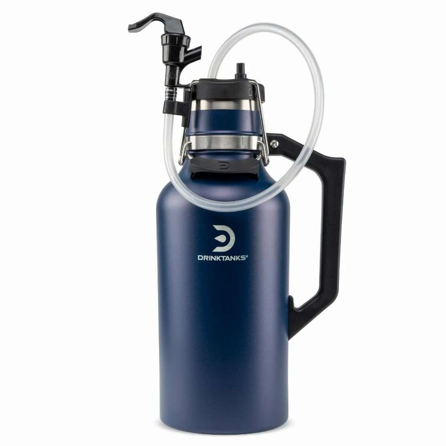 Cocktail & Bar * | Wholesale Drinktanks 64Oz Travel Keg Kit | Storm Blue