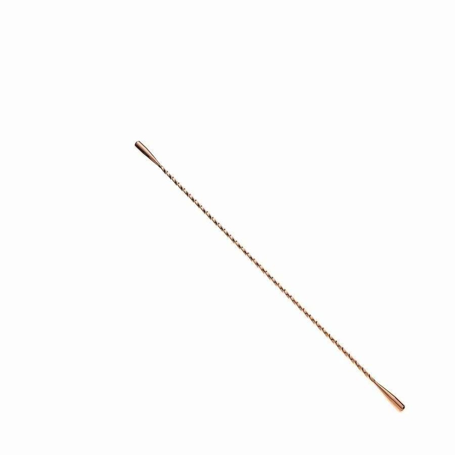 Cocktail & Bar * | Top 10 Mercer Barfly 17 Stainless Steel Double Ended Stirrer | Antique Copper Copper