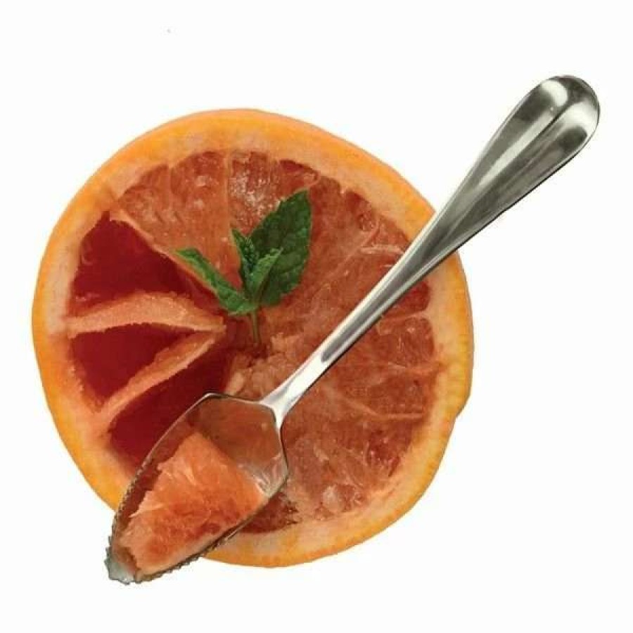 Flatware * | Discount Norpro Deluxe Grapefruit Spoon Silver