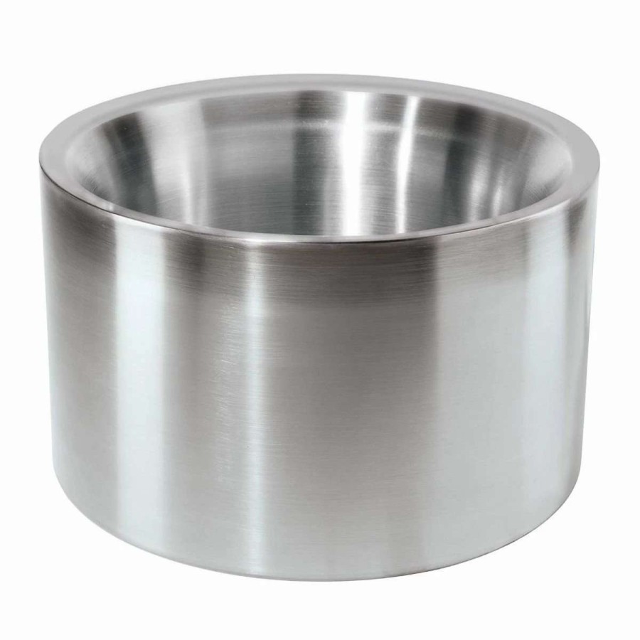 Cocktail & Bar * | Cheap Oggi Stainless Steel Party Tub | 12.25 X 7.5 Stainless Steel