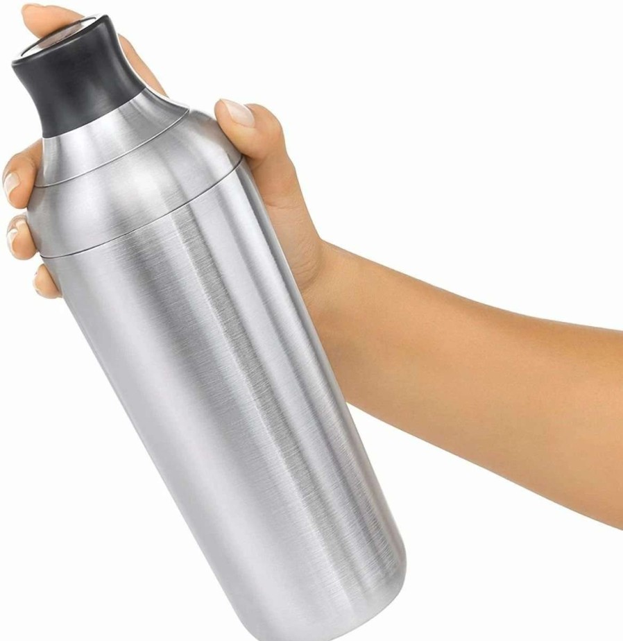 Cocktail & Bar * | Flash Sale Oxo Steel Single Wall Cocktail Shaker Stainless Steel