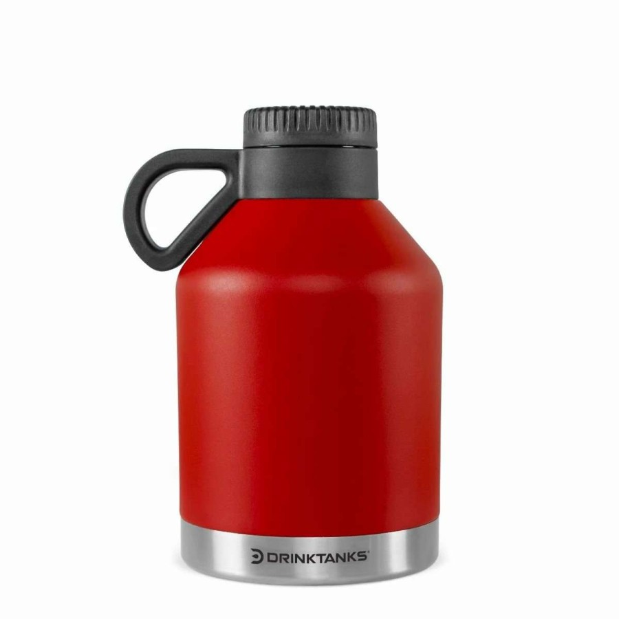 Cocktail & Bar * | Flash Sale Drinktanks 32Oz Session Growler | Crimson Red