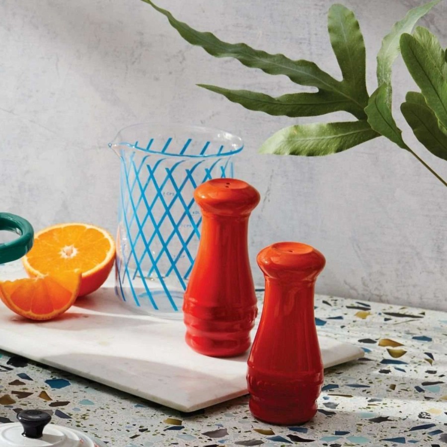 Dining Accessories * | Buy Le Creuset 2-Piece Salt & Pepper Shakers | Flame Orange Orange