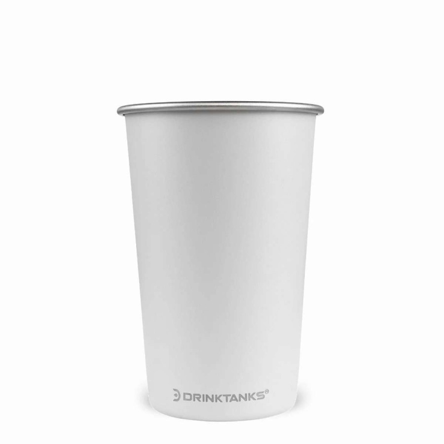 Cocktail & Bar * | Flash Sale Drinktanks 16Oz Session Pint Cup | Glacier White