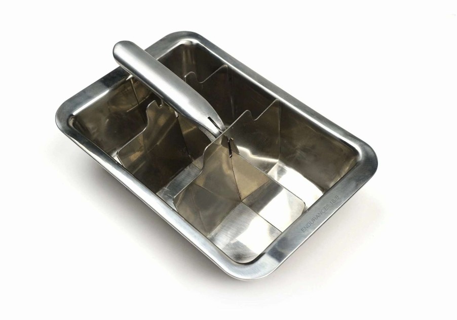 Cocktail & Bar * | Discount Rsvp International Rsvp Endurance Large Cube Ice Tray Silver