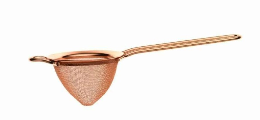 Cocktail & Bar * | Discount Mercer Barfly Fine Mesh Strainer | Copper Plated Copper