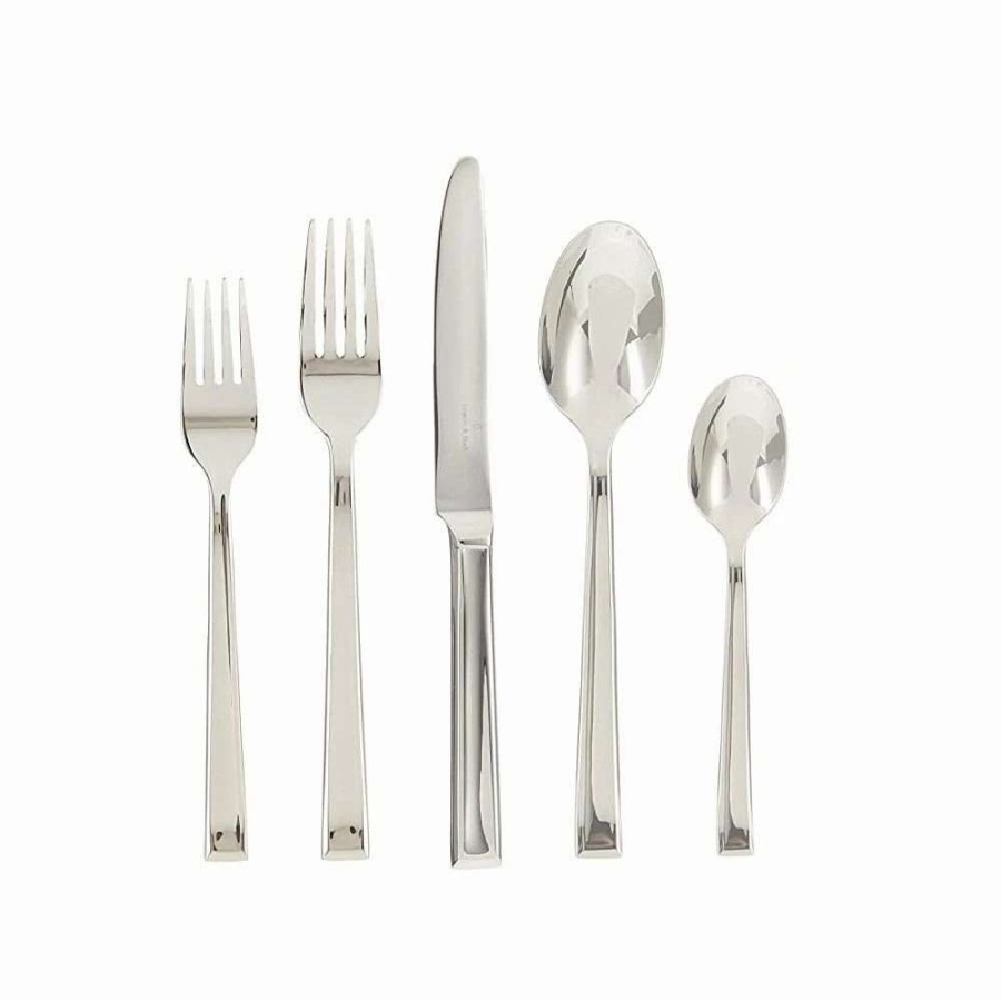 Flatware * | New Villeroy & Boch 60-Piece Stainless Steel Flatware Set | Victor Stainless Steel