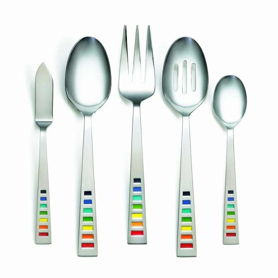 Flatware * | Top 10 Fiesta 5-Piece Hostess Set | Celebration Assorted