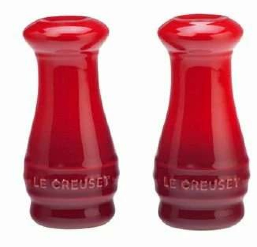 Dining Accessories * | Best Sale Le Creuset 2-Piece Salt & Pepper Shakers | Cerise/Cherry Red Red