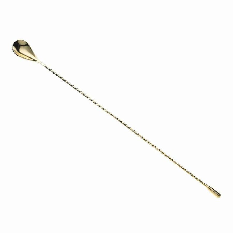 Cocktail & Bar * | Flash Sale Mercer Barfly 15.75 Classic Bar Spoon | Gold Plated Gold