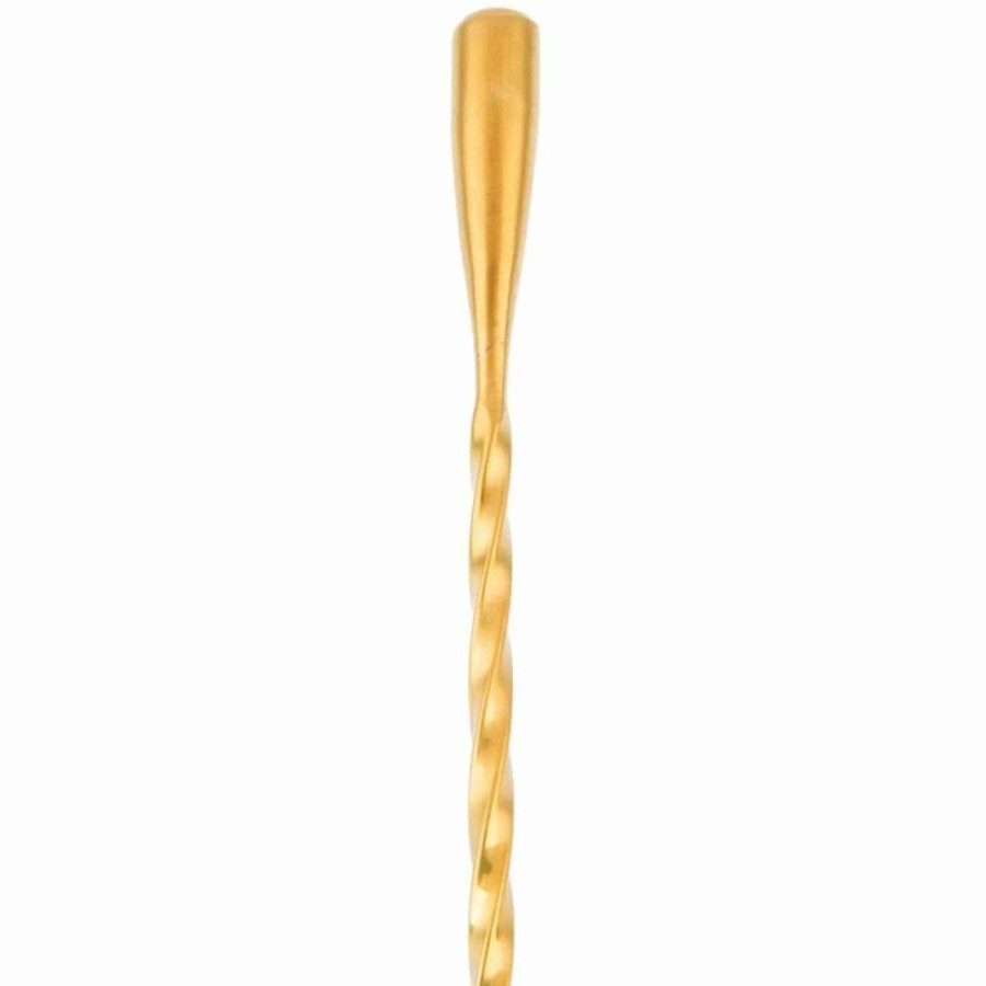 Cocktail & Bar * | Flash Sale Mercer Barfly 15.75 Classic Bar Spoon | Gold Plated Gold