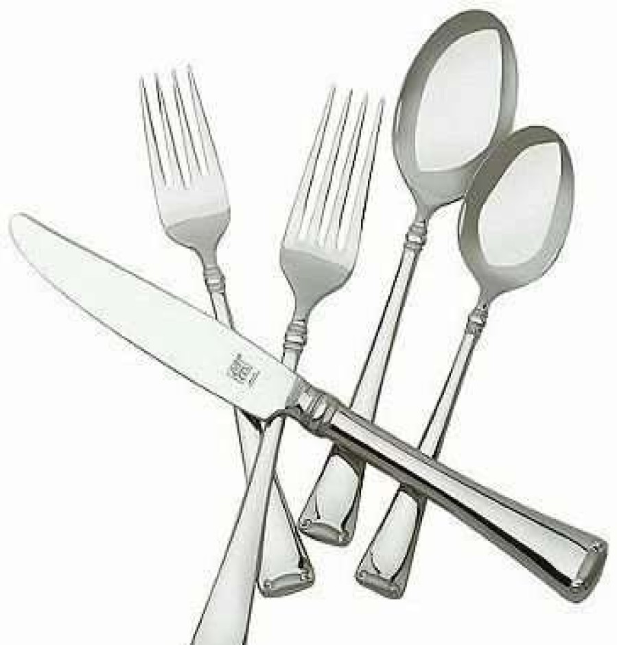 Flatware * | Hot Sale Zwilling J.A. Henckels Flatware 45 Piece Set Angelico Silver