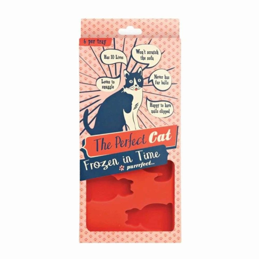 Cocktail & Bar * | Wholesale Talisman Designs Ice Tray/Chocolate Mold | Cat Red