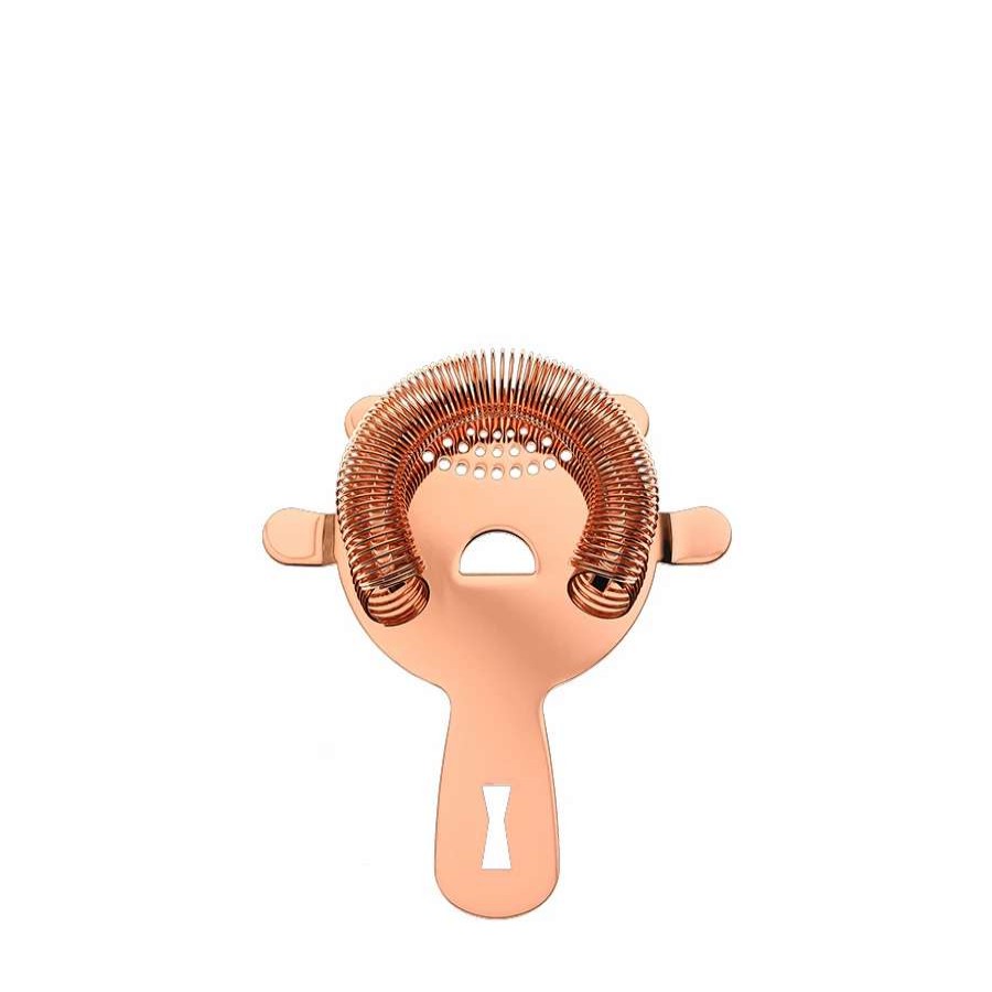 Cocktail & Bar * | New Mercer Barfly 4 Prong Heavy-Duty Spring Bar Strainer | Copper Plated Copper