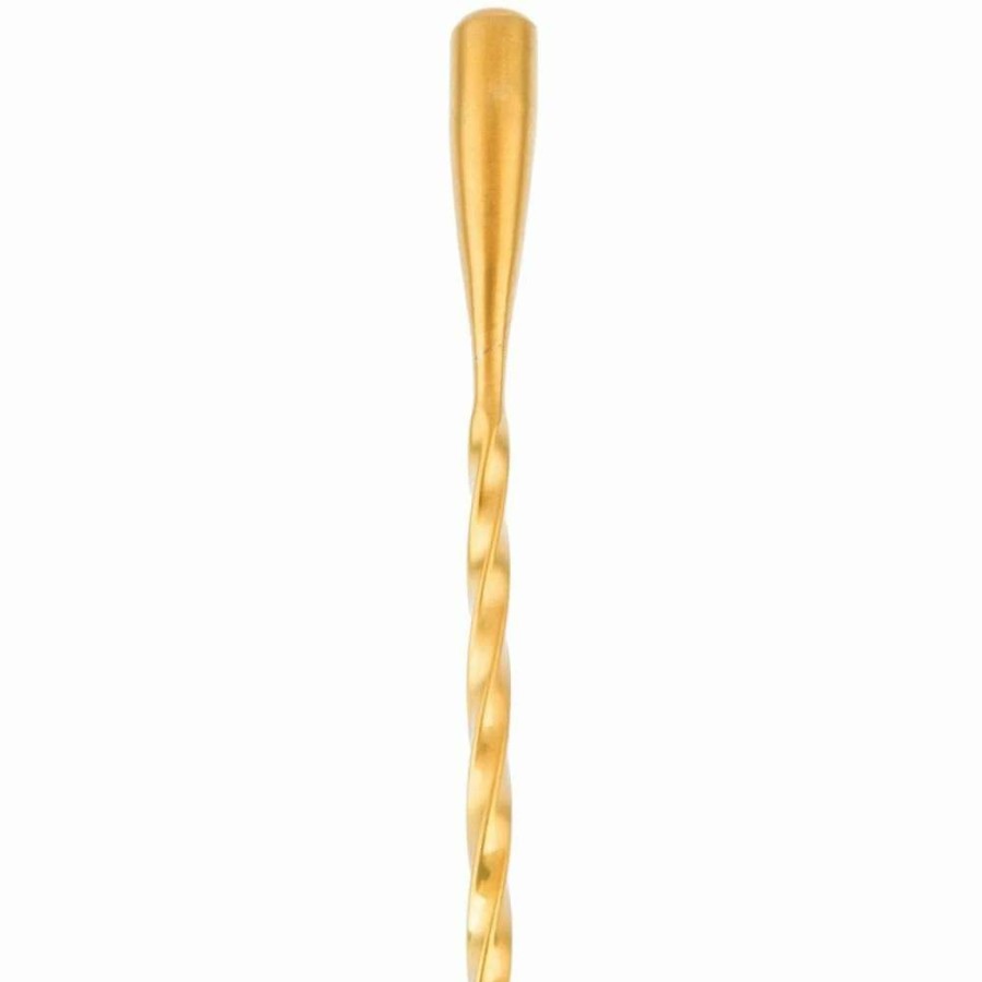 Cocktail & Bar * | Coupon Mercer Barfly 19.6 Classic Bar Spoon | Gold Plated Gold