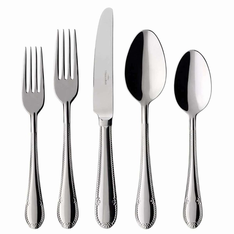 Flatware * | Best Sale Villeroy & Boch 20-Piece Stainless Steel Flatware Set | Mademoiselle Stainless Steel