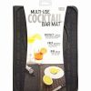 Cocktail & Bar * | Flash Sale Talisman Designs Multi-Use Cocktail Barmat Black