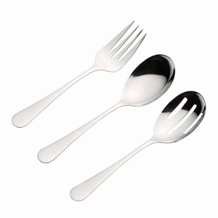 Flatware * | Cheap Viners Select 3-Piece Table Serving Set Stainless Steel