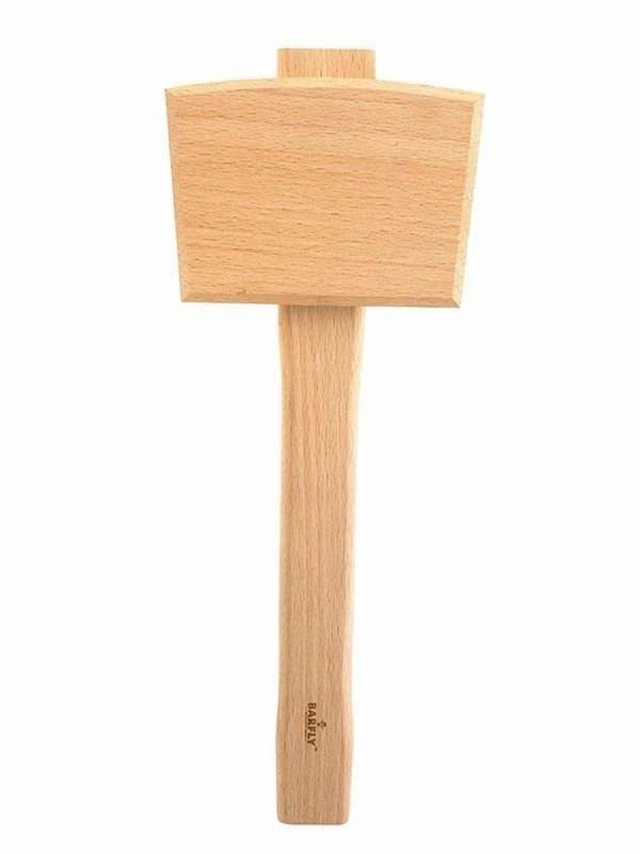 Cocktail & Bar * | Best Deal Mercer Barfly Wooden Ice Mallet Natural