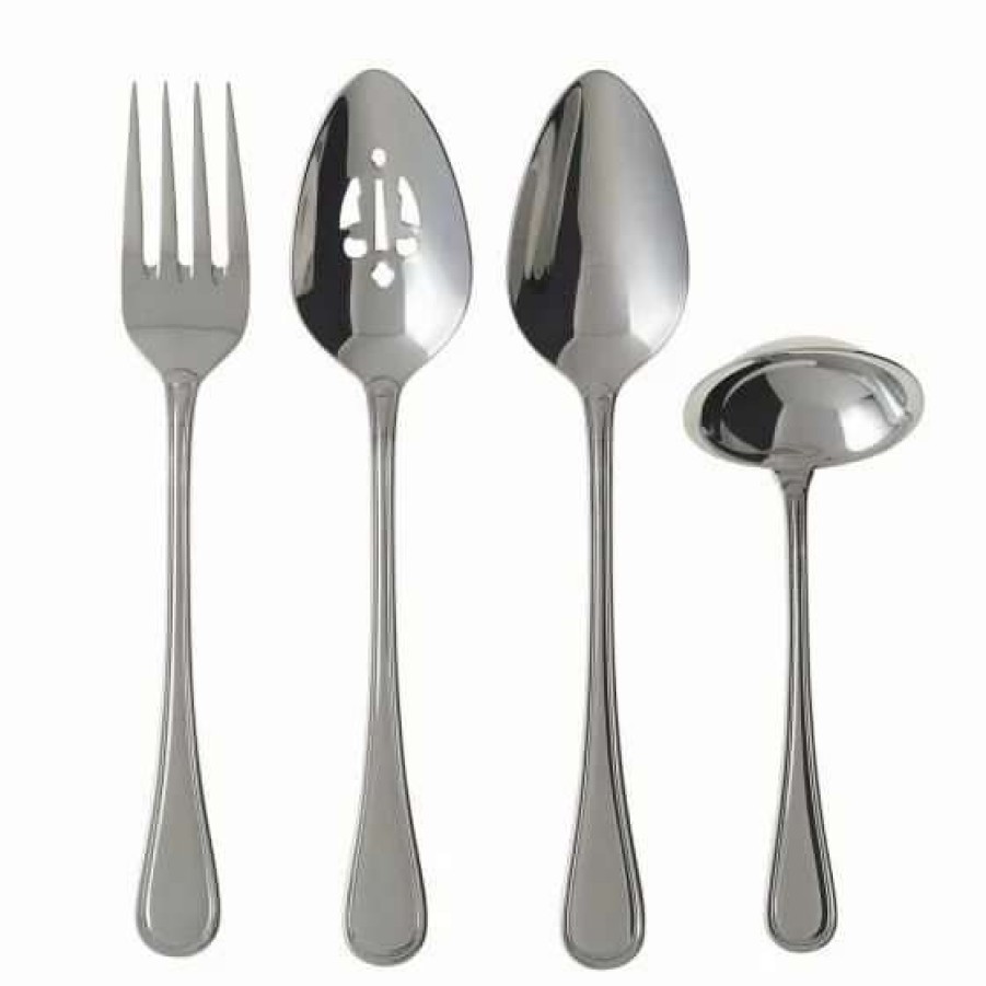 Flatware * | Discount Villeroy & Boch Merlemont 4-Piece Serving Set Stainless Steel