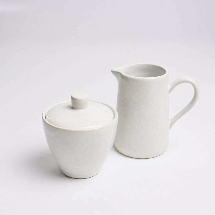 Dining Accessories * | Budget Carmel Ceramica Cozina 8 Oz. Creamer | White White