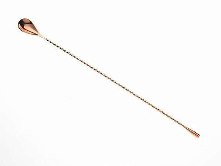 Cocktail & Bar * | Best Reviews Of Mercer Barfly 15.75 Classic Bar Spoon | Copper Plated Copper