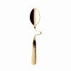 Flatware * | Best Sale Villeroy & Boch Stainless Steel Caffe Demitasse Spoon | New Wave Gold Gold