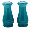 Dining Accessories * | Cheapest Le Creuset 2-Piece Salt & Pepper Shakers | Caribbean Blue Blue