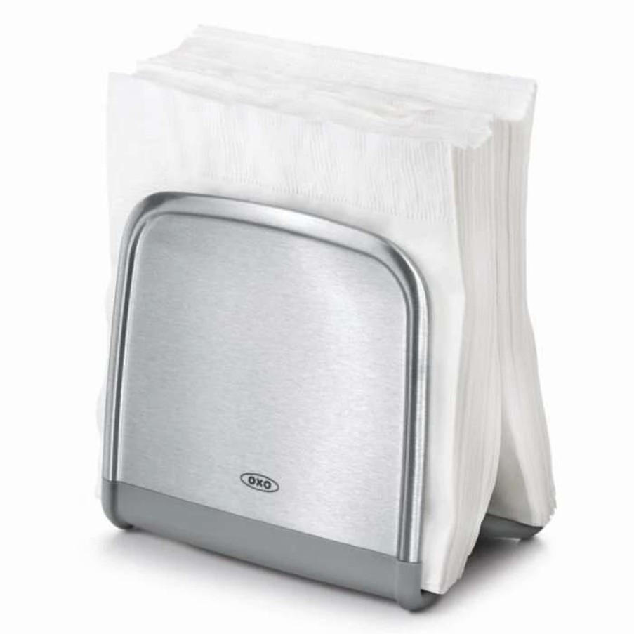 Dining Accessories * | Discount Oxo Neat Napkin Holder Stainless Steel