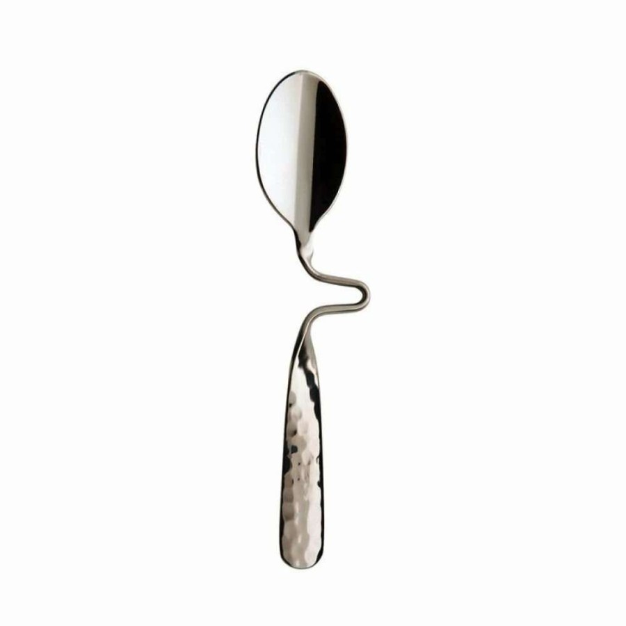 Flatware * | Best Pirce Villeroy & Boch Stainless Steel Caffe Demitasse Spoon | New Wave Stainless Steel