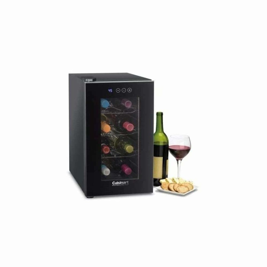 Cocktail & Bar * | Outlet Cuisinart 8 Bottle Reserve Wine Cellar Black