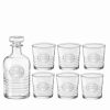 Cocktail & Bar * | Best Pirce Bormioli Rocco Officina Whiskey Set | 7-Piece Clear