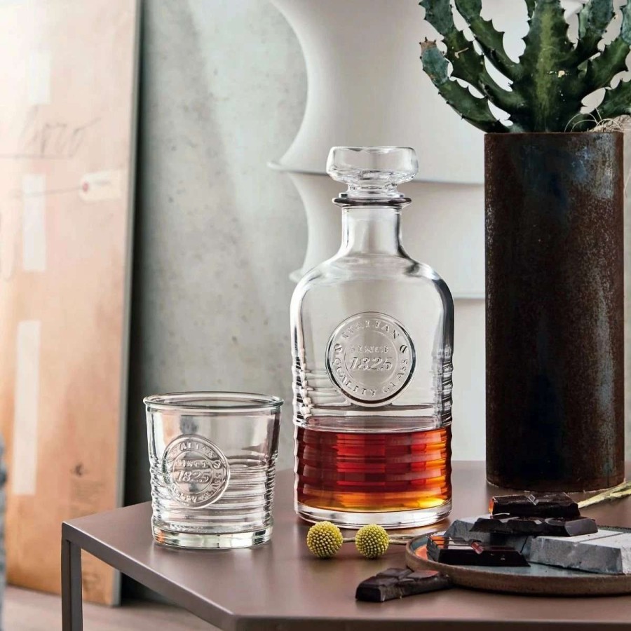 Cocktail & Bar * | Best Pirce Bormioli Rocco Officina Whiskey Set | 7-Piece Clear