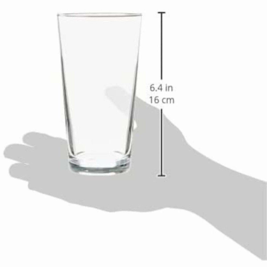 Cocktail & Bar * | Deals Bormioli Rocco 19.5Oz Sestriere Pint Glasses | 6-Pack Clear